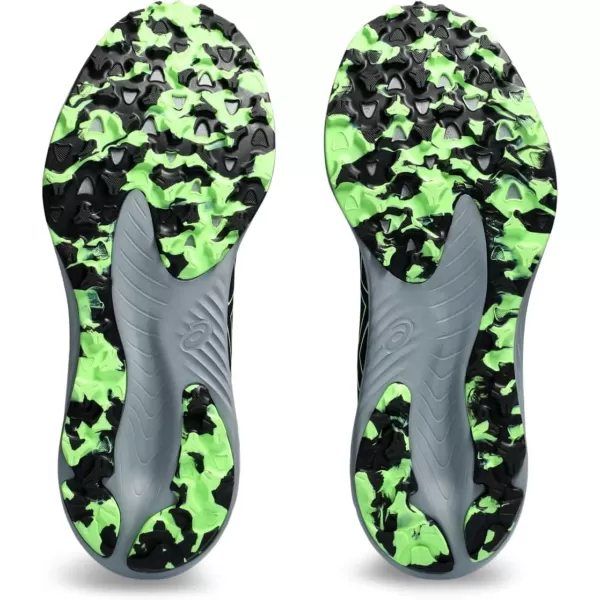 imageASICS Mens GelExcite Trail 2 Running ShoesBlackIlluminate Green