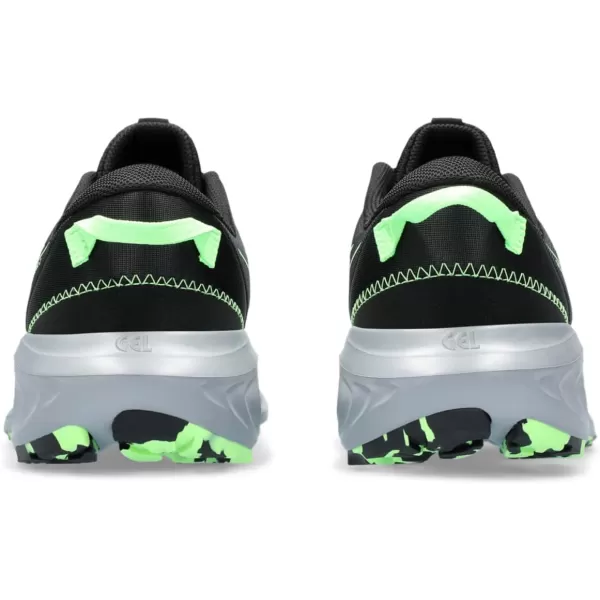 imageASICS Mens GelExcite Trail 2 Running ShoesBlackIlluminate Green