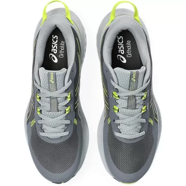 imageASICS Mens GelExcite Trail 2 Running ShoesCarrier GreyNeon Lime