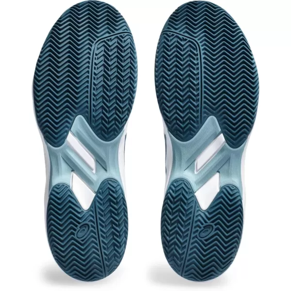 imageASICS Mens GelGame 9 ClayOC Tennis ShoesWhiteRestful Teal