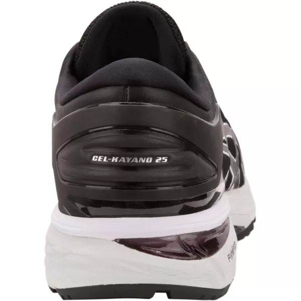 imageASICS Mens GelKayano 25 Running ShoeBlackGlacier Grey