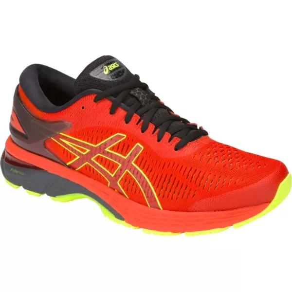 imageASICS Mens GelKayano 25 Running ShoeCherry TomatoFlash