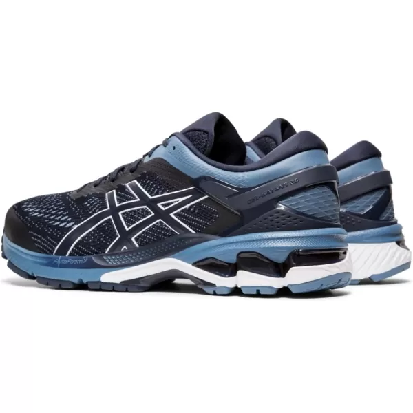 imageASICS Mens GelKayano 26 Running ShoesMidnightGrey Floss