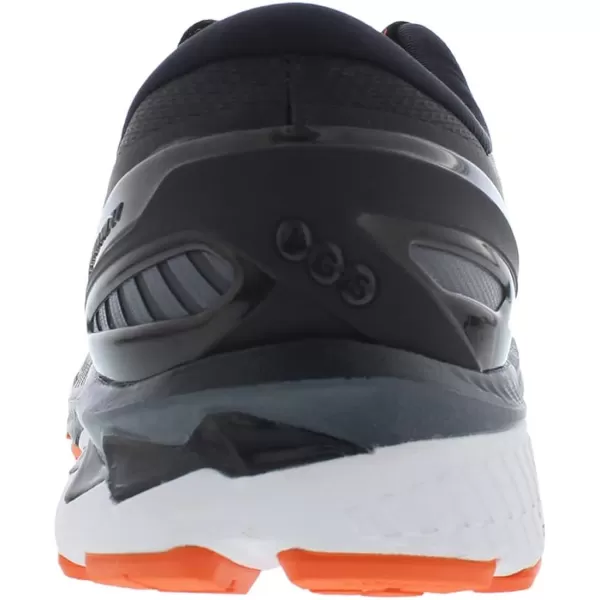 imageASICS Mens GelKayano 27 Running ShoesBlackMarigold Orange