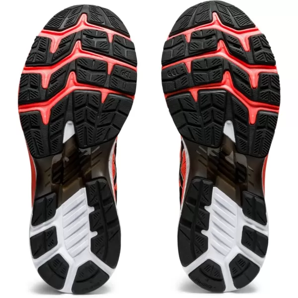 imageASICS Mens GelKayano 27 Running ShoesSunrise RedBlack
