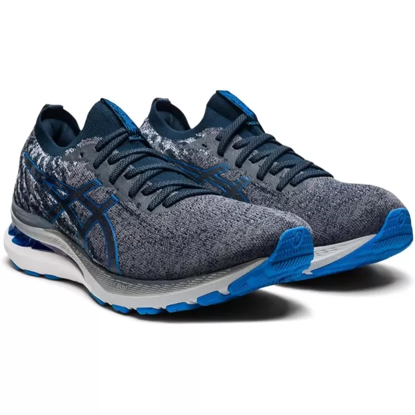 imageASICS Mens GelKayano 28 Mesh Knit Running ShoesCarrier GreyElectric Blue