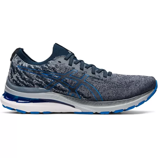 imageASICS Mens GelKayano 28 Mesh Knit Running ShoesCarrier GreyElectric Blue