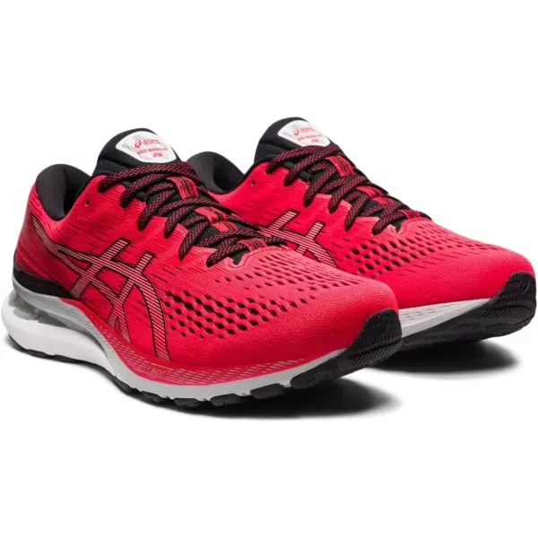 imageASICS Mens GelKayano 28 Running Shoes 12 Electric REDBlackASICS Mens GelKayano 28 Running Shoes 12 Electric REDBlack