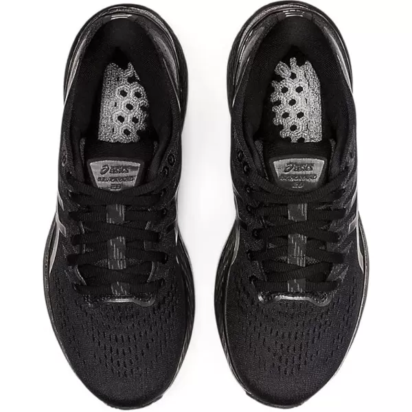 imageASICS Mens GelKayano 28 Running ShoesBlackGraphite Grey