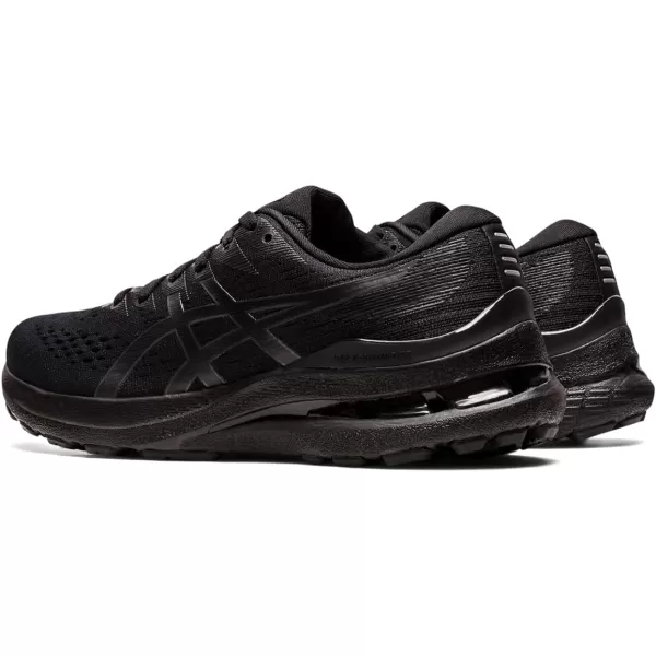 imageASICS Mens GelKayano 28 Running ShoesBlackGraphite Grey