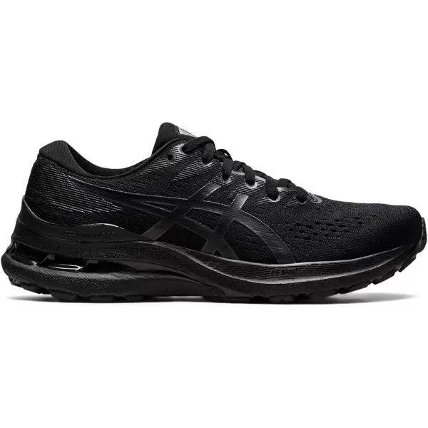 imageASICS Mens GelKayano 28 Running ShoesBlackGraphite Grey