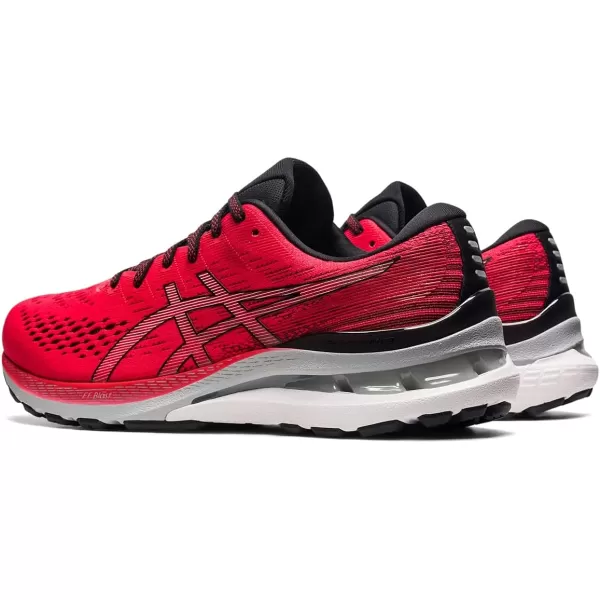 imageASICS Mens GelKayano 28 Running ShoesElectric RedBlack