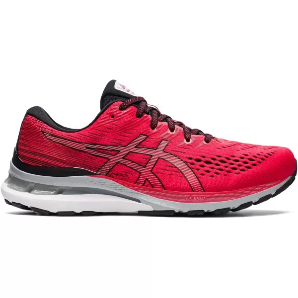 imageASICS Mens GelKayano 28 Running ShoesElectric RedBlack