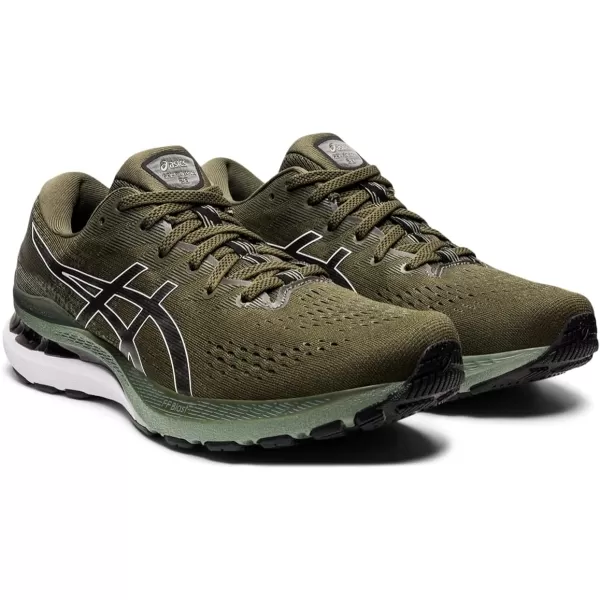 imageASICS Mens GelKayano 28 Running ShoesOlive CanvasBlack