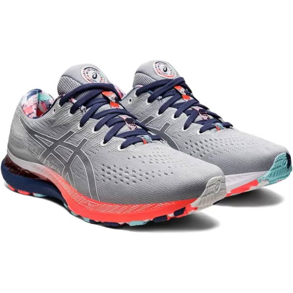 imageASICS Mens GelKayano 28 Running ShoesPiedmont GreyThunder Blue
