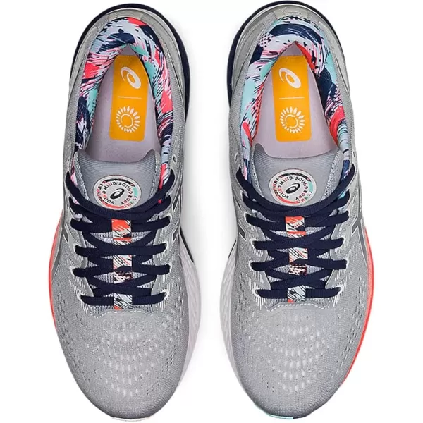 imageASICS Mens GelKayano 28 Running ShoesPiedmont GreyThunder Blue