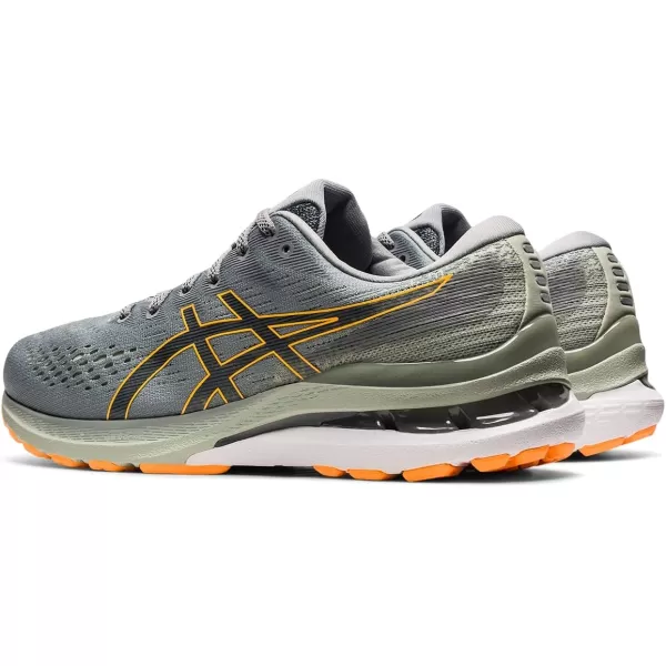 imageASICS Mens GelKayano 28 Running ShoesSheet RockOrange Pop