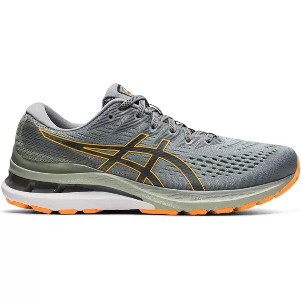 imageASICS Mens GelKayano 28 Running ShoesSheet RockOrange Pop