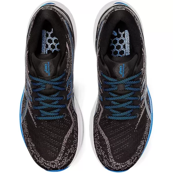 imageASICS Mens GelKayano 29 Running ShoesBlackElectric Blue
