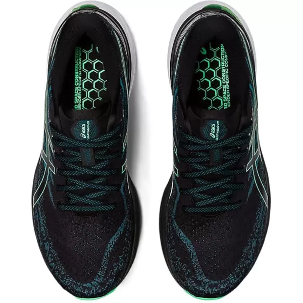 imageASICS Mens GelKayano 29 Running ShoesBlackNew Leaf