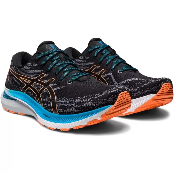 imageASICS Mens GelKayano 29 Running ShoesBlackSun Peach