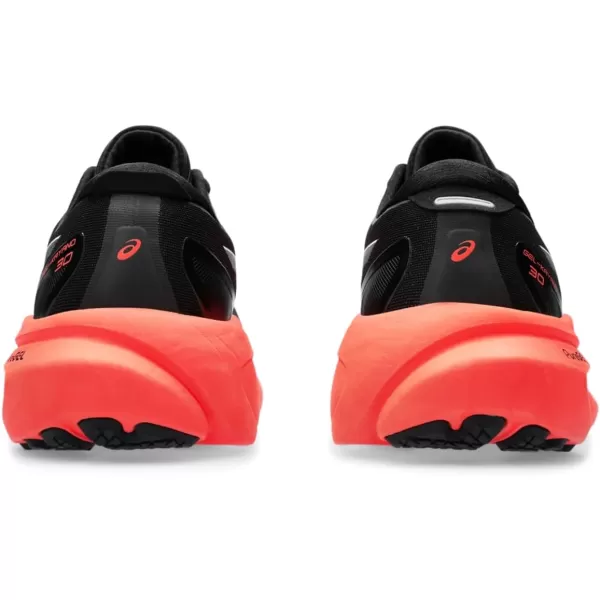 imageASICS Mens GelKayano 30 Running ShoesBlackCarrier Grey