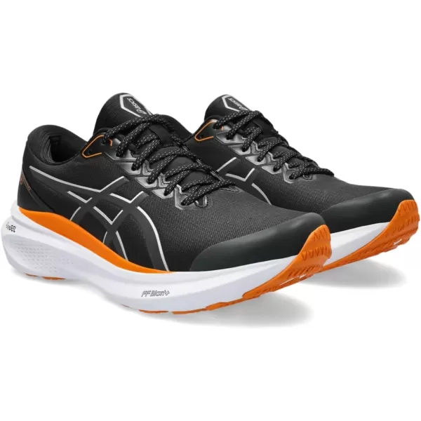 imageASICS Mens GelKayano 30 Running ShoesBlackPure Silver