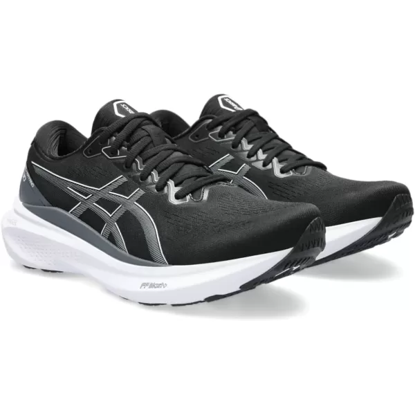 imageASICS Mens GelKayano 30 Running ShoesBlackSheet Rock