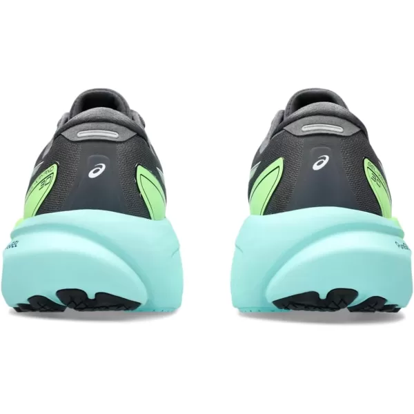 imageASICS Mens GelKayano 30 Running ShoesCarrier GreyIlluminate Mint