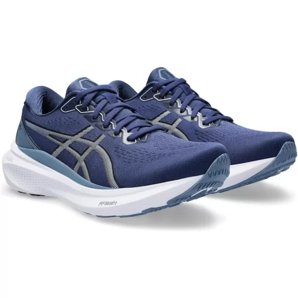 imageASICS Mens GelKayano 30 Running ShoesDeep OceanWhite