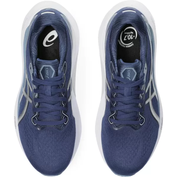 imageASICS Mens GelKayano 30 Running ShoesDeep OceanWhite