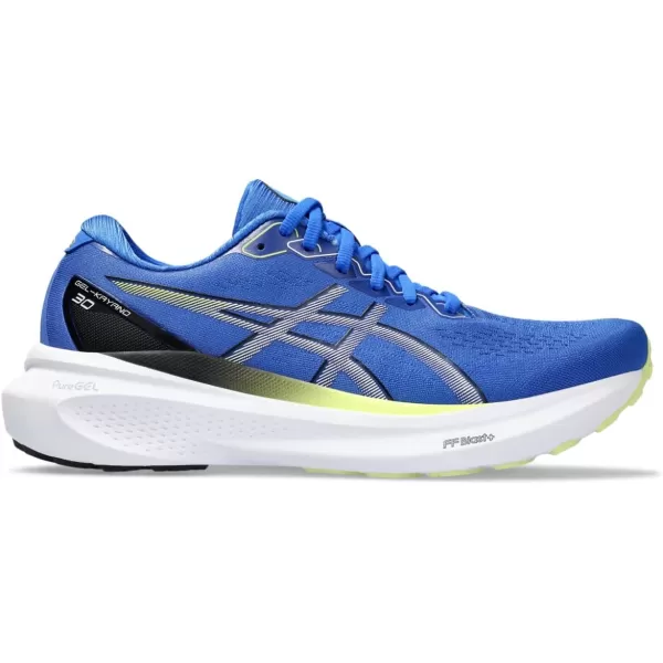 imageASICS Mens GelKayano 30 Running ShoesIllusion BlueGlow Yellow