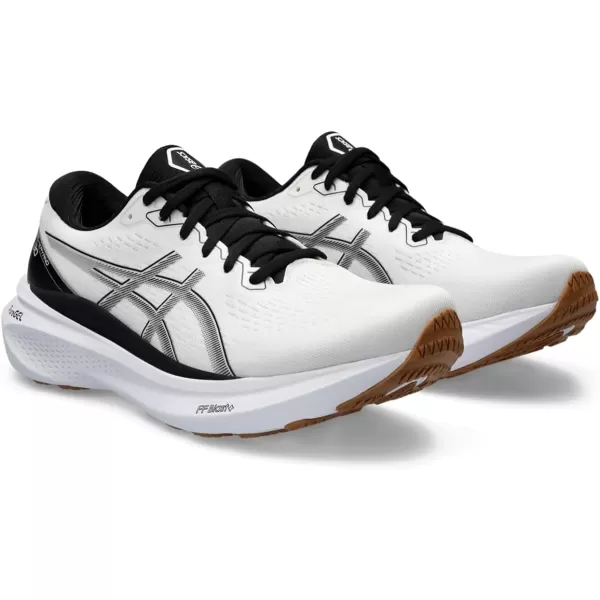 imageASICS Mens GelKayano 30 Running ShoesWhiteBlack
