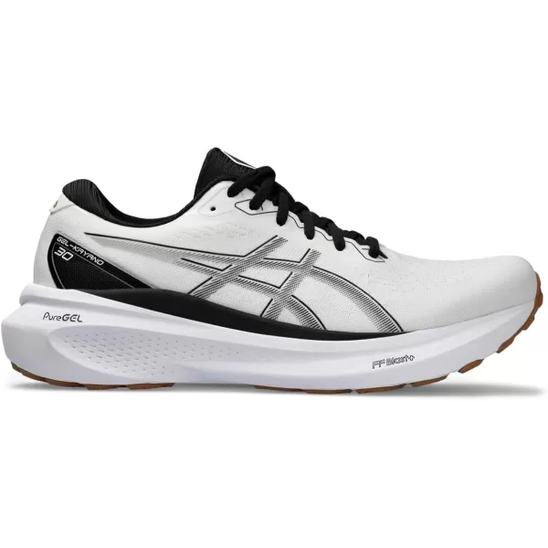 imageASICS Mens GelKayano 30 Running ShoesWhiteBlack