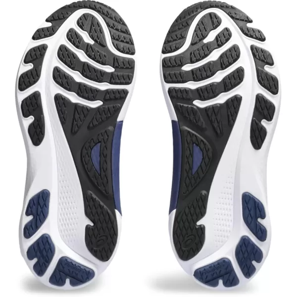 imageASICS Mens GelKayano 30 Running ShoesWhiteDeep Ocean
