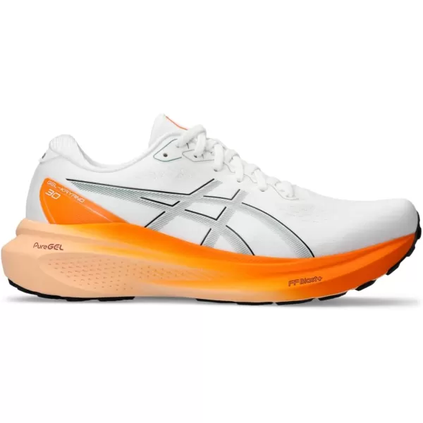 imageASICS Mens GelKayano 30 Running ShoesWhiteOcean Haze