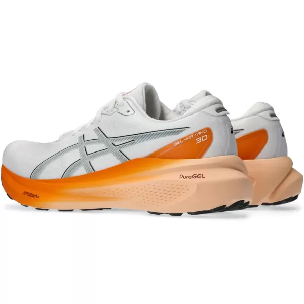imageASICS Mens GelKayano 30 Running ShoesWhiteOcean Haze