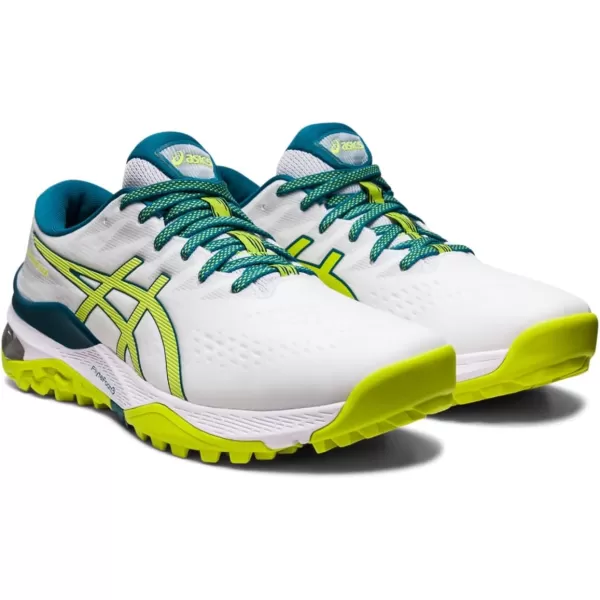 imageASICS Mens GelKayano ACE Golf ShoesWhiteNeon Lime