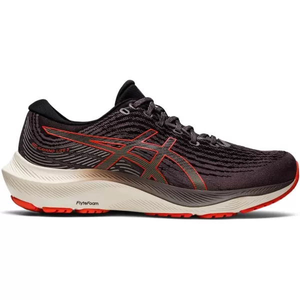 imageASICS Mens GelKayano LITE 3 Running ShoesSmoke ShadowCherry Tomato