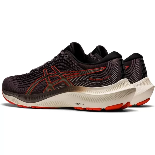 imageASICS Mens GelKayano LITE 3 Running ShoesSmoke ShadowCherry Tomato