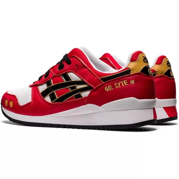 imageASICS Mens GelLyte III OG SneakersClassic RedBlack