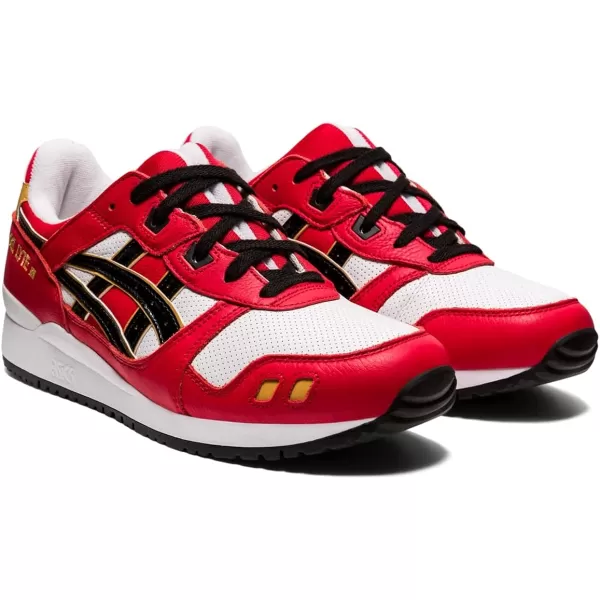 imageASICS Mens GelLyte III OG SneakersClassic RedBlack