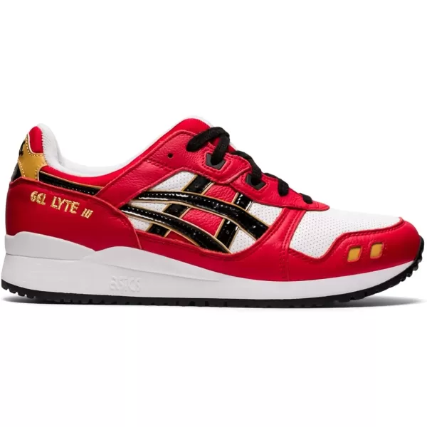imageASICS Mens GelLyte III OG SneakersClassic RedBlack