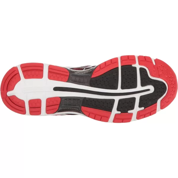 imageASICS Mens GelNimbus 19 Running ShoesBlackVermilionSilver