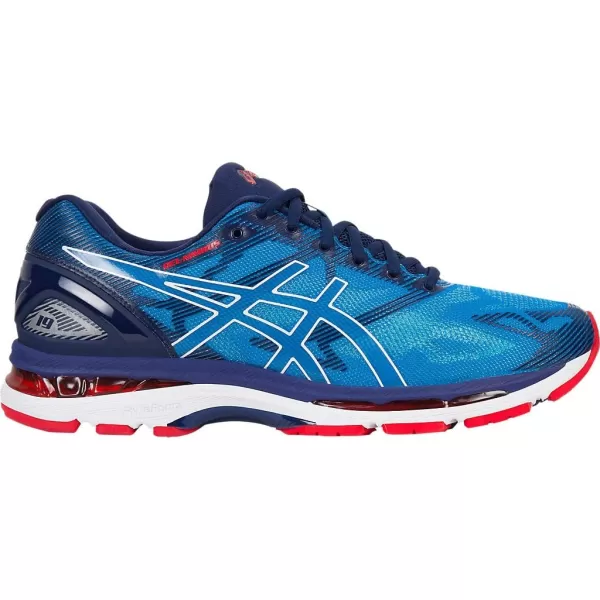 imageASICS Mens GelNimbus 19 Running ShoesDiva BlueWhiteIndigo Blue