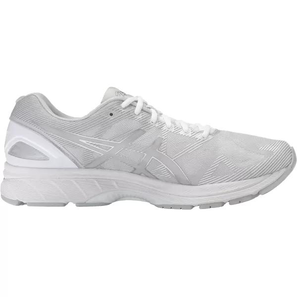 imageASICS Mens GelNimbus 19 Running ShoesGlacier GreySilverWhite