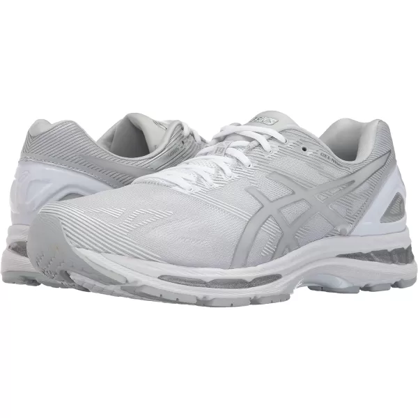 imageASICS Mens GelNimbus 19 Running ShoesGlacier GreySilverWhite