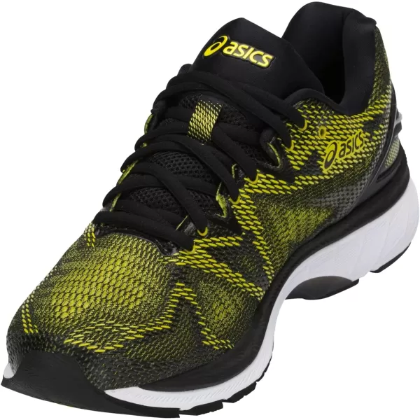 imageASICS Mens GelNimbus 20 Running ShoesSulphur SpringBlackWhite