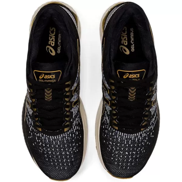 imageASICS Mens GelNimbus 22 Running ShoesBlackBlack