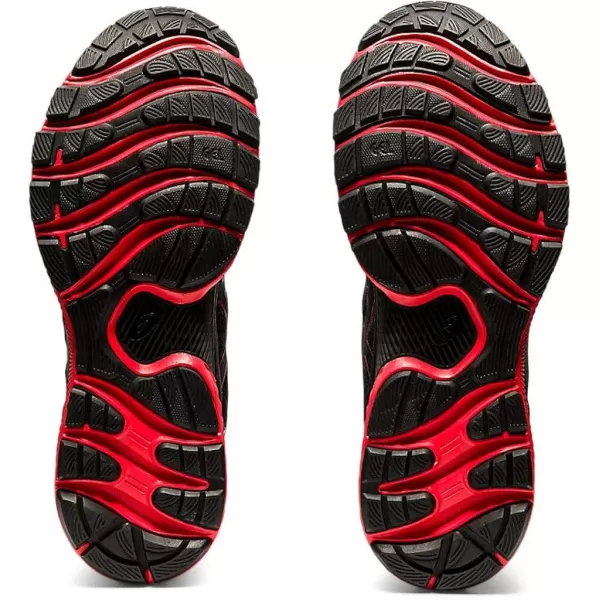 imageASICS Mens GelNimbus 22 Running ShoesBlackClassic Red